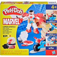 Play-Doh: Marvel Kapitán Amerika Moto Slicer hracia súprava - Hasbro