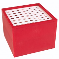 PlayBox: Škatuľa na štetce s 64 miestami, 13x13x10 cm