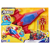 Pomstitelia: Iron Man Repulsor Blast bojové lietadlo - Hasbro