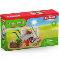 Schleich: Farm World - Doplnky na starostlivosť o stajňu (42610)