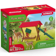 Schleich: Farm World - Kŕmidlo pre lesné zvieratá hracia súprava (42658)