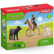 Schleich: Farm World - Westernová jazdecká súprava (42578)