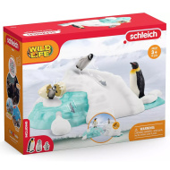 Schleich: Wild Life - Rodinná zábava s tučniakmi figúrková sada (42661)