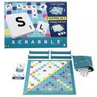 Scrabble Original a Stolová hra 2v1 - Mattel