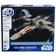 Star Wars: T-65 X-wing Starfighter vesmírna loď 4D puzzle s 160 dielikmi - Spin Master