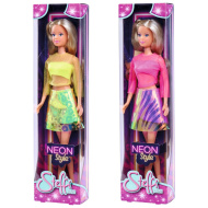 Steffi Love: Steffi Neon Style bábika v dvoch variantoch 1ks - Simba Toys