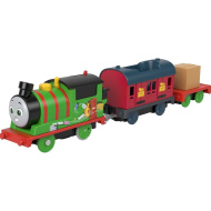 Thomasove obľúbené momenty: Percy s poštovým vozíkom motorizovaná vlaková súprava - Mattel