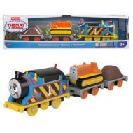 Thomasove obľúbené momenty: Thomas parný rušeň a Terence traktor motorizovaná vlaková súprava - Mattel