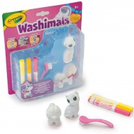 Washimals: Pes a mačka 2ks sada - Crayola