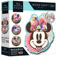 Wood Craft: Disney - Štýlová Minnie Mouse 160 kusov prémiové drevené puzzle - Trefl