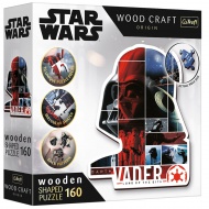 Wood Craft: Star Wars - Darth Vader 160 ks prémiové drevené puzzle - Trefl