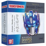 Wood Craft: Transformers Optimus Prime 500+5 dielna prémiová drevená puzzle - Trefl