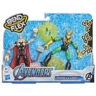 Avengers  Bend and Flex Thor vs. Loki set  figúrok - Hasbro