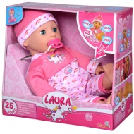 Bábika Laura so zvukom a cumlíkom - Simba Toys