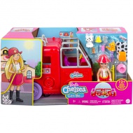 Barbie: Chelsea hasičské auto, hrací set - Mattel