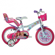 Barbie ružovo-biely bicykel veľkosť 16"