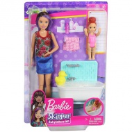 Barbie: Skipper fürdető bébiszitter játékszett - Mattel