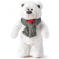 Biely Icy Teddy plyšový medveď 38cm - Lumpin