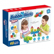 Bubble Blocks stavebnica 48 dielny set