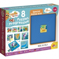 Carotina Baby: Progresívne puzzle - Morské živočíchy