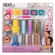 Create It!: 7-dielny make-up set s metalickými farbami - Canenco