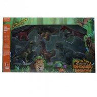 Dino World: 6dielny set dinosaurov