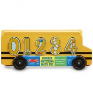 Drevená vkladačka autobus s číslicami - Melissa &amp; Doug