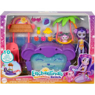 Enchantimals: Opičkina bazénová párty hracia súprava - Mattel