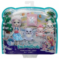 Enchantimals: Pristina Polar Bear &amp; Glacier hrací set so zvieratami - Mattel