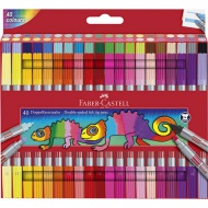 Faber-Castell: 40-dielny set obojstranných fixiek