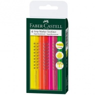 Faber-Castell: Grip zvýrazňovače 1543 4 ks set