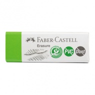 Faber-Castell: Zelená guma bez PVC a hoblín 1ks