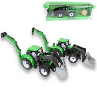 Farmer Truck: Zelený traktor-bager v dvoch verziách 39cm