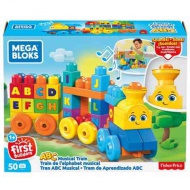 Fisher-Price: ABC hudobný vlak, stavebnica - Mega Bloks