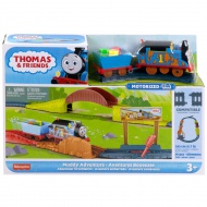 Fisher-Price: Thomas a priatelia - Motorizovaná dráha Blatnaté dobrodružstvo - Mattel