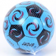 Gumová lopta s futbalovým vzorom 23cm