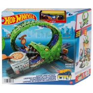 Hot Wheels® City: Aligátor dráha so slučnou - Mattel