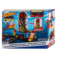 Hot Wheels: City Super Twist Tire Shop set - Mattel