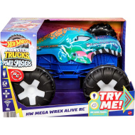 Hot Wheels Monster Trucks: Diaľkovo ovládané interaktívne Mega Wrex monster autíčko - Mattel