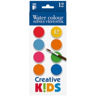 ICO: Creative Kids 12 dielny set vodových farieb 28mm