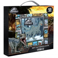 Jurassic World veľký 1000-dielny set nálepiek v taške