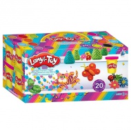 Lanyi-Toy 20 dielny plastelínový set s nástrojmi na tvarovanie