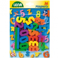 LENA: 36 magnetické číslice a znaky