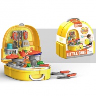 Little Chef mini kuchyňa set v batohu na rameno 26 dielny set