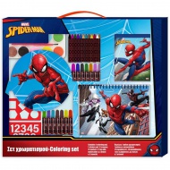 Luna: Spiderman set so šablónou a nálepkou 54x47cm