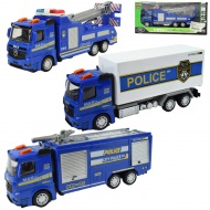 Magic Truck: Policajný kamión so zotrvačníkom v rôznych variantoch 20cm