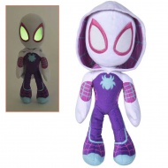 Marvel: Amazing Friends - Spiderman Ghost Spider plyšová figúrka so svietiacimi očami 25 cm