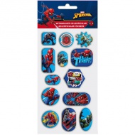 Marvel: Spiderman 13-dielny set hologramových 3D nálepiek