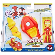 Marvel: Spidey a jeho úžasní priatelia - IronMan figúrka s vozidlom - Hasbro