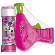 Bublifuková pištoľ Minnie Mouse + 60ml bublifuková náplň